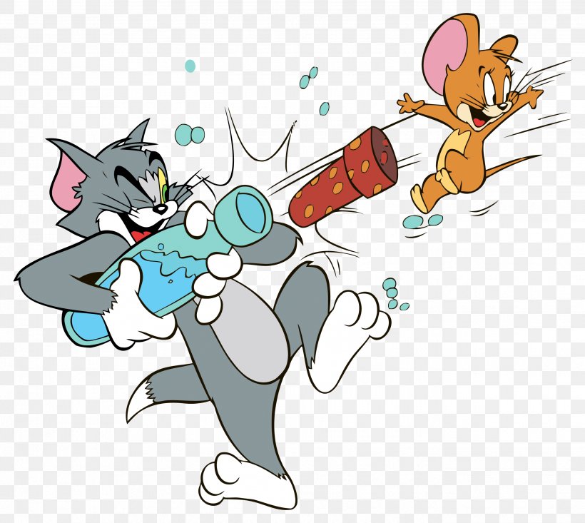 Tom Cat Jerry Mouse Tom And Jerry Cartoon, PNG, 2683x2399px, Watercolor, Cartoon, Flower, Frame, Heart Download Free