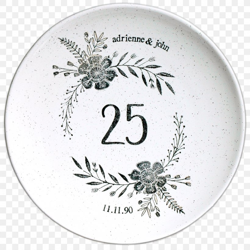 Wedding Anniversary Wedding Anniversary Plate Gift, PNG, 1280x1280px, Anniversary, Art, Dishware, Floral Design, Gift Download Free