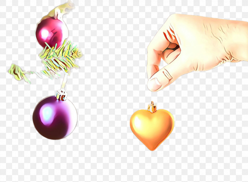 Christmas Ornament, PNG, 2332x1715px, Earrings, Body Jewelry, Christmas Ornament, Hand, Heart Download Free