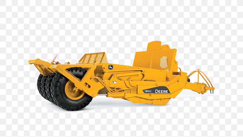 Bulldozer John Deere Wheel Tractor-scraper Loader, PNG, 642x462px, Bulldozer, Carryall, Construction Equipment, Continuous Track, Crane Download Free