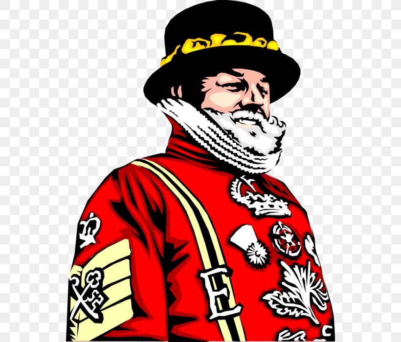 Clip Art Illustration Tower Of London Yeomen Warders Vector Graphics, PNG, 550x700px, Tower Of London, Art, Beefeater Gin, Facial Hair, Fictional Character Download Free
