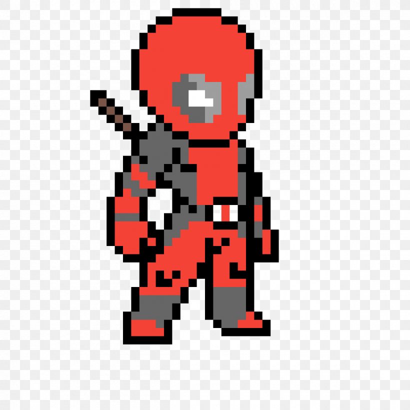 Deadpool Spider-Man Pixel Art Drawing, PNG, 1200x1200px, Deadpool, Area, Art, Brand, Drawing Download Free
