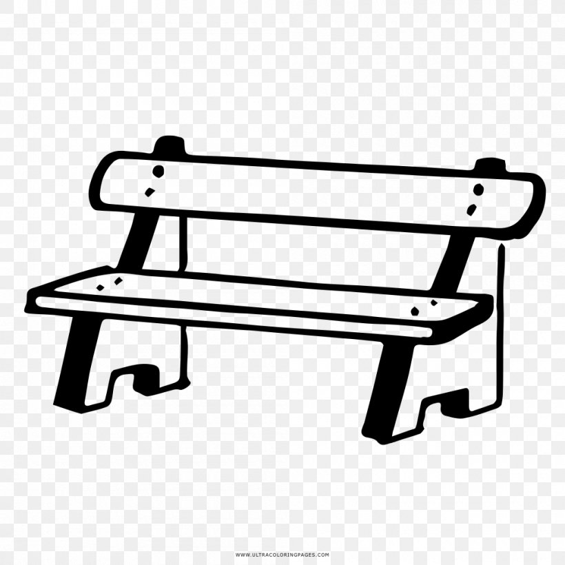 Drawing Coloring Book Bank Black And White, PNG, 1000x1000px, Drawing, Ausmalbild, Automotive Exterior, Bank, Bench Download Free