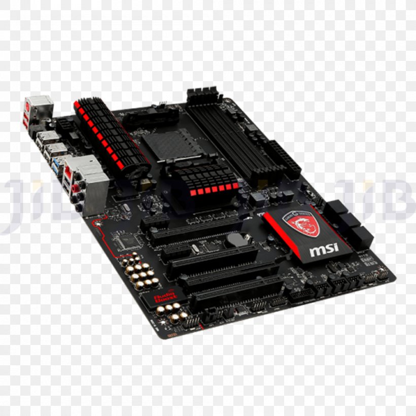 Motherboard AMD FX Advanced Micro Devices Central Processing Unit MSI 970 Gaming, PNG, 1000x1000px, Motherboard, Advanced Micro Devices, Amd Fx, Atx, Central Processing Unit Download Free