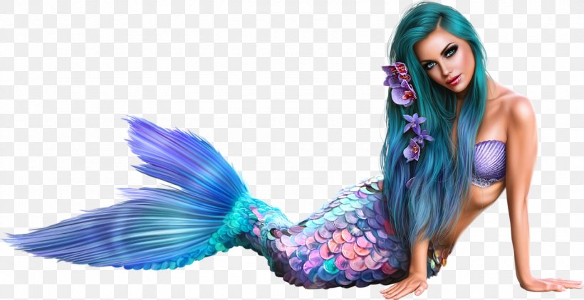 Ariel Mermaid Siren Image, PNG, 1280x659px, Ariel, Black Hair, Blue, Drawing, Fairy Download Free
