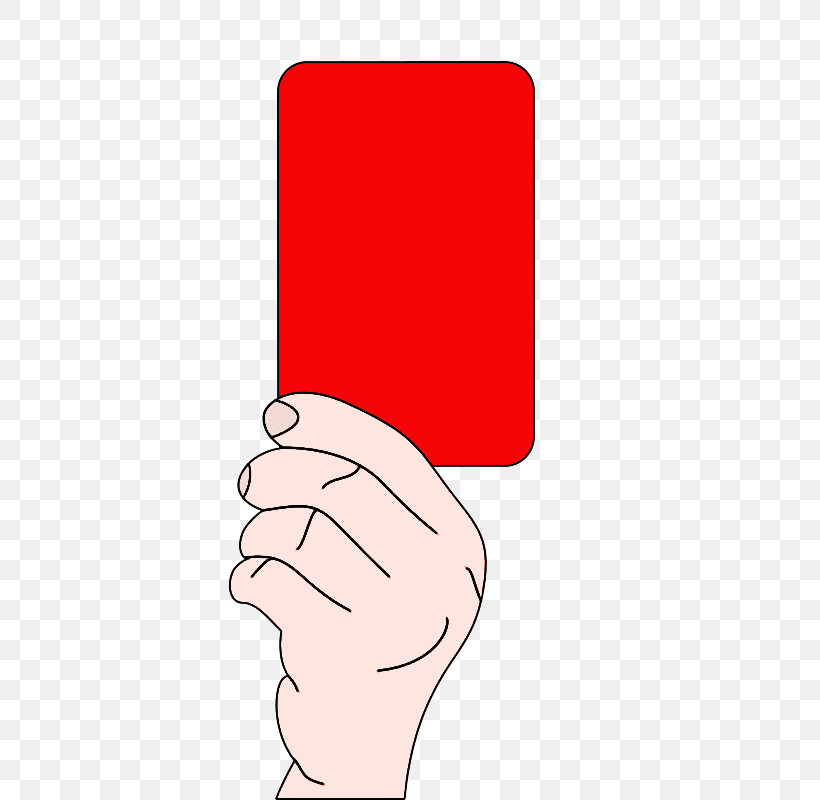 Penalty Card Red Finger Hand Thumb, PNG, 800x800px, Penalty Card, Finger, Gesture, Hand, Rectangle Download Free