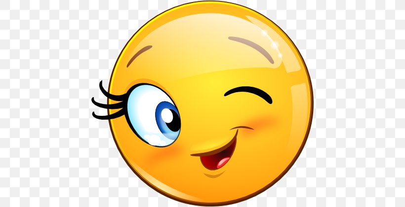 Smiley Wink Emoticon Flirting Clip Art, PNG, 450x420px, Smiley, Emoji, Emoticon, Emotion, Face Download Free