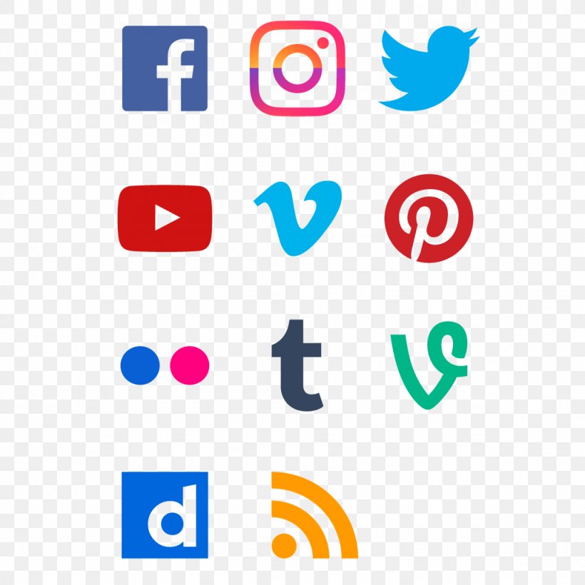 Social Media Social Network Logo, PNG, 1024x1024px, Social Media, Area, Blog, Brand, Diagram Download Free