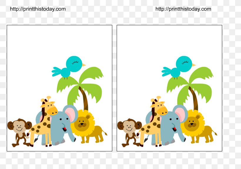 Baby Jungle Animals Wedding Invitation Baby Shower Game Infant, PNG, 792x576px, Baby Jungle Animals, Area, Art, Baby Shower, Bingo Download Free