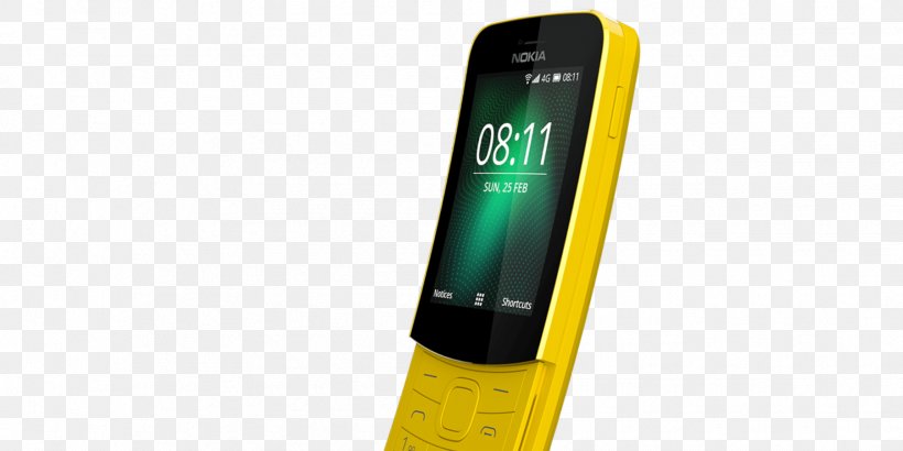 Feature Phone Smartphone Nokia 8110 4G Nokia 8810, PNG, 1802x901px, Feature Phone, Cellular Network, Communication Device, Electronic Device, Electronics Download Free