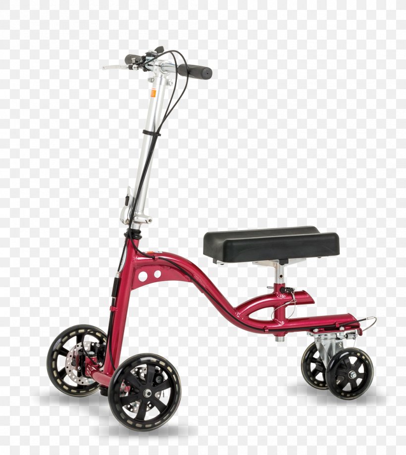 Kick Scooter Knee Scooter Wheel Crutch Walker, PNG, 1052x1180px, Watercolor, Cartoon, Flower, Frame, Heart Download Free