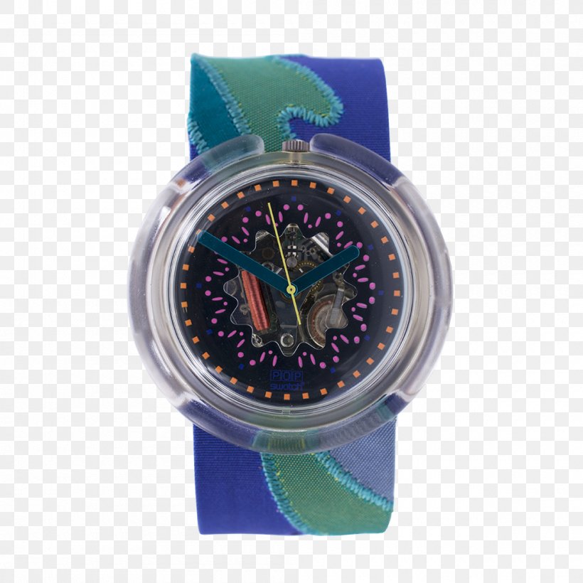Swatch Sistem Watch Strap The Swatch Group, PNG, 1000x1000px, Watch, Clothing Accessories, Electric Blue, Film, Knockout Download Free