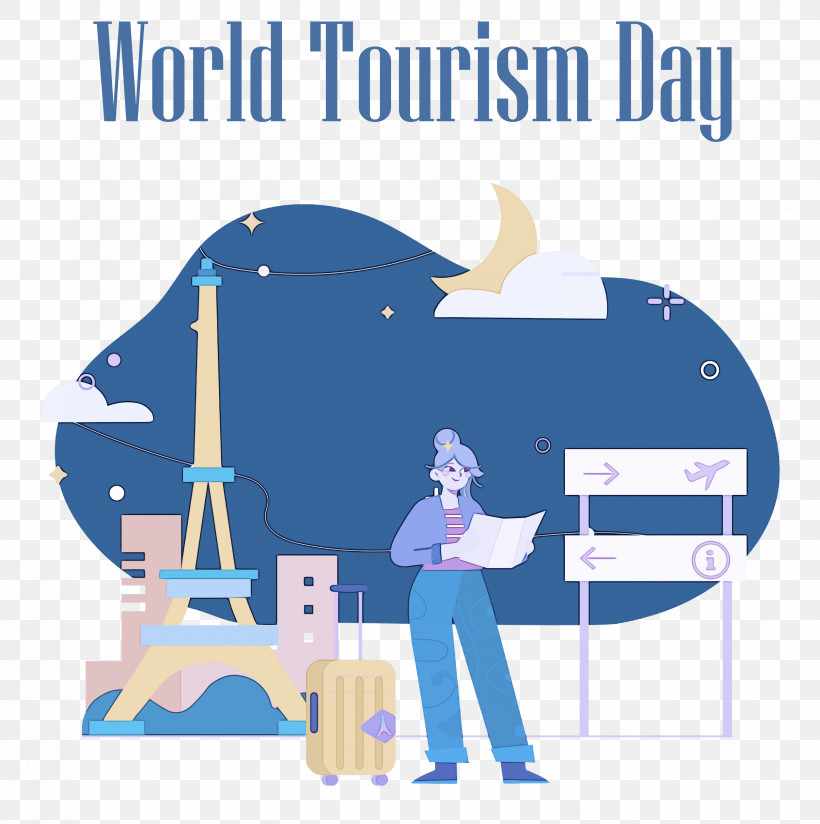 World Tourism Day, PNG, 2984x3000px, World Tourism Day, Caricature, Cartoon, Drawing, Painting Download Free