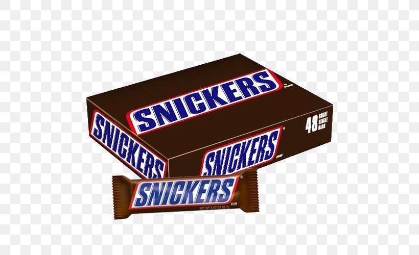Chocolate Bar Snickers Candy Nougat, PNG, 500x500px, Chocolate Bar, Brand, Cake, Calorie, Candy Download Free