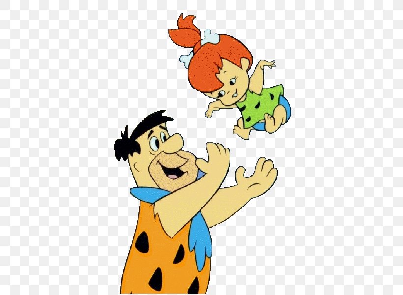 Pebbles Flinstone Fred Flintstone Wilma Flintstone Bamm-Bamm Rubble Barney Rubble, PNG, 600x600px, Watercolor, Cartoon, Flower, Frame, Heart Download Free