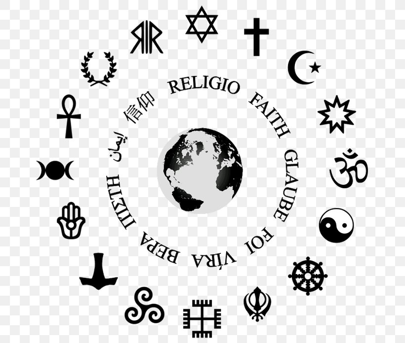 Freedom Of Religion Religious Symbol Belief Definition Of Religion, PNG, 696x696px, Freedom Of Religion, Area, Belief, Black, Black And White Download Free