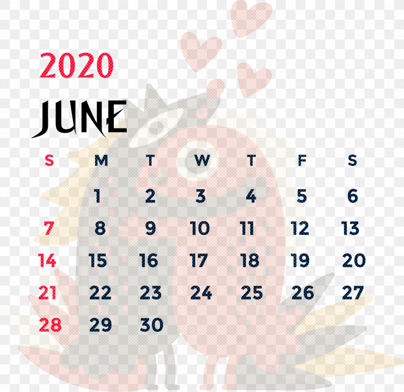 June 2020 Printable Calendar June 2020 Calendar 2020 Calendar, PNG, 2999x2912px, 2020 Calendar, June 2020 Printable Calendar, Area, Calendar System, June 2020 Calendar Download Free