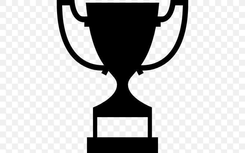 Trophy Award Medal Clip Art, PNG, 512x512px, Trophy, Award, Black And White, Brand, Competition Download Free