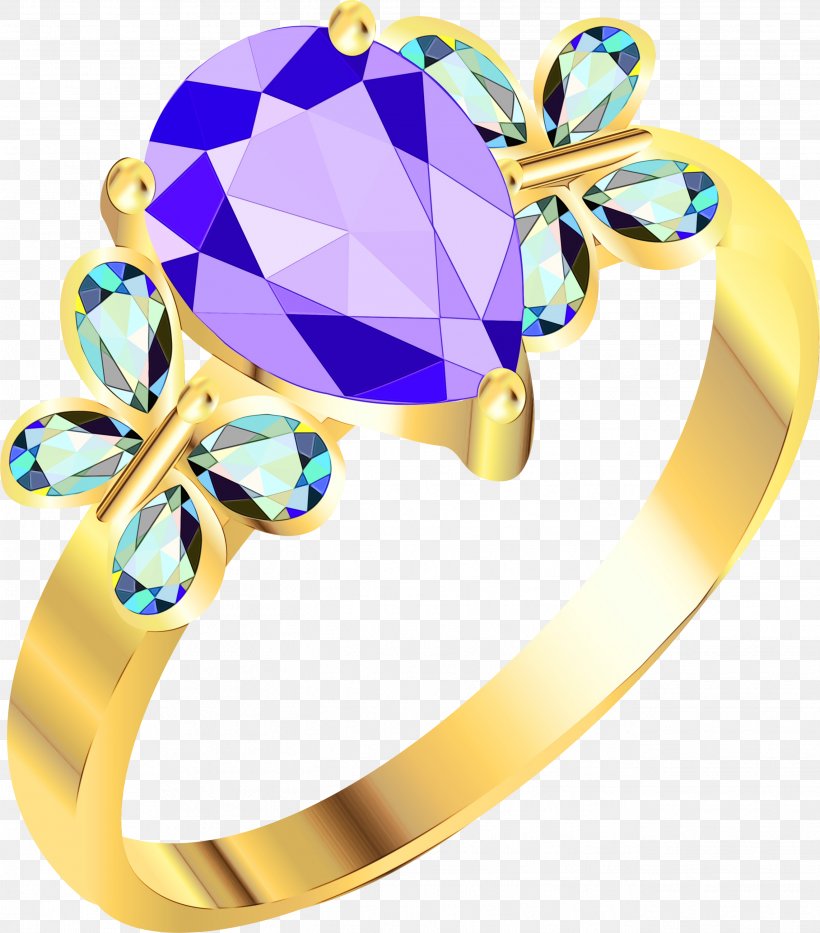 Wedding Ring, PNG, 2636x3000px, Watercolor, Cobalt Blue, Diamond, Engagement Ring, Gemstone Download Free
