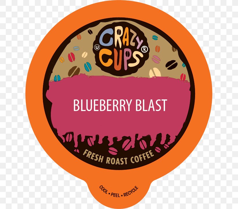 Crazy Cups Flavored Coffee Logo Brand Milwaukee Brewers, PNG, 645x719px, Coffee, Area, Blast, Blueberry, Brand Download Free