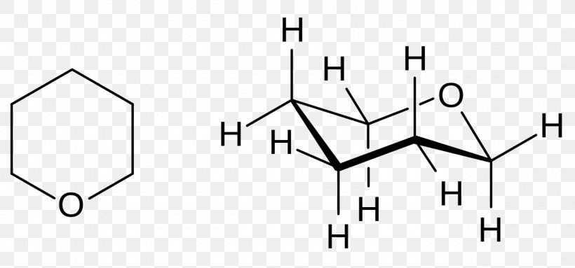 Ether Tetrahydropyran Chemistry Heterocyclic Compound, PNG, 1280x599px, Ether, Alcohol, Area, Black And White, Chemical Synthesis Download Free