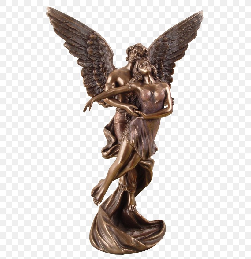 Figurine Bronze Sculpture Statue Angels, PNG, 550x847px, Figurine, Angel, Angels, Artikel, Bronze Download Free