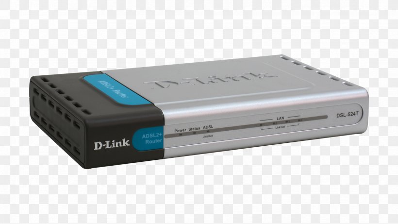 DSL Modem Router Digital Subscriber Line D-Link DSL-524T, PNG, 1664x936px, Dsl Modem, Asymmetric Digital Subscriber Line, Digital Subscriber Line, Dlink, Electronic Device Download Free