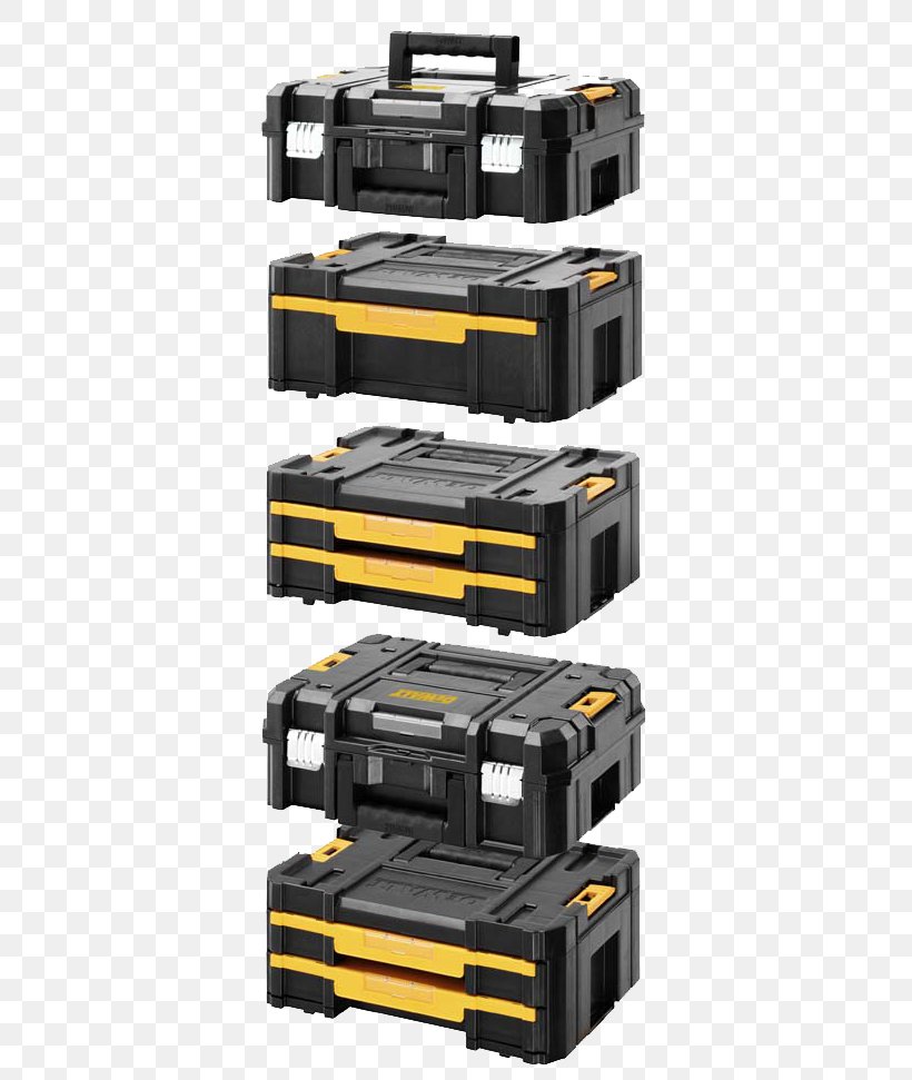 Hand Tool DeWalt Tool Boxes TSTAK V DWST1-71194, Tool Box Hardware/Electronic, PNG, 382x971px, Hand Tool, Augers, Dewalt, Drawer, Handle Download Free