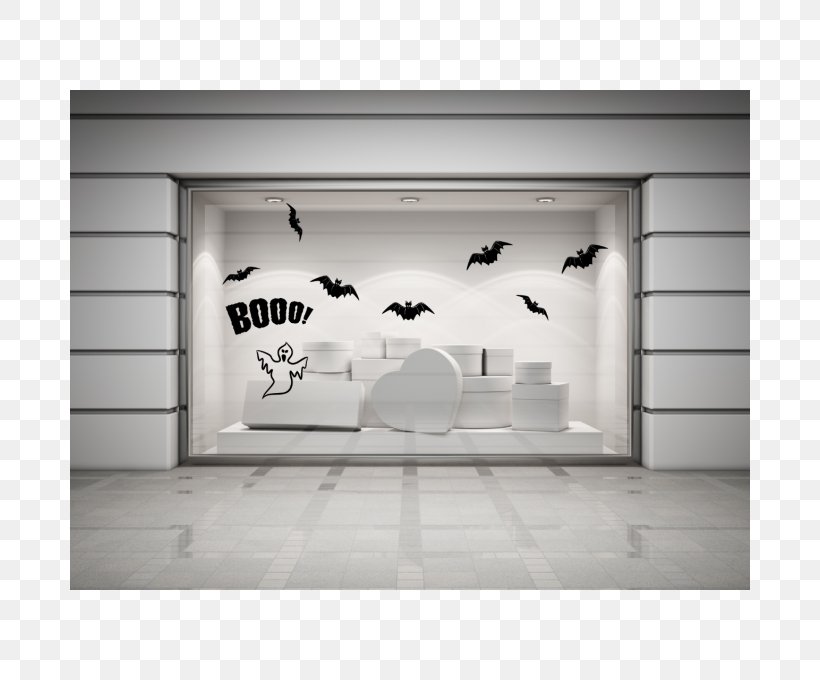 Wall Decal Retail Sticker Shop Fitting, PNG, 680x680px, Decal, Advertising, Black And White, Business, Display Window Download Free