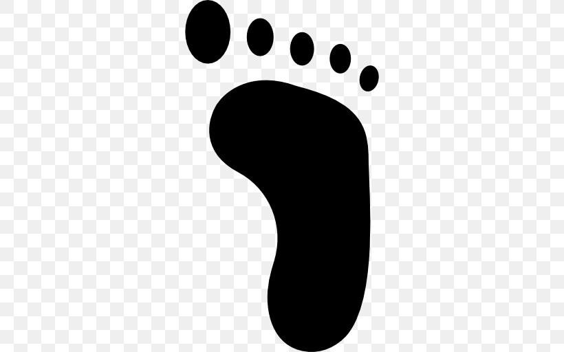 Clip Art, PNG, 512x512px, Foot, Barefoot, Black, Black And White, Footprint Download Free