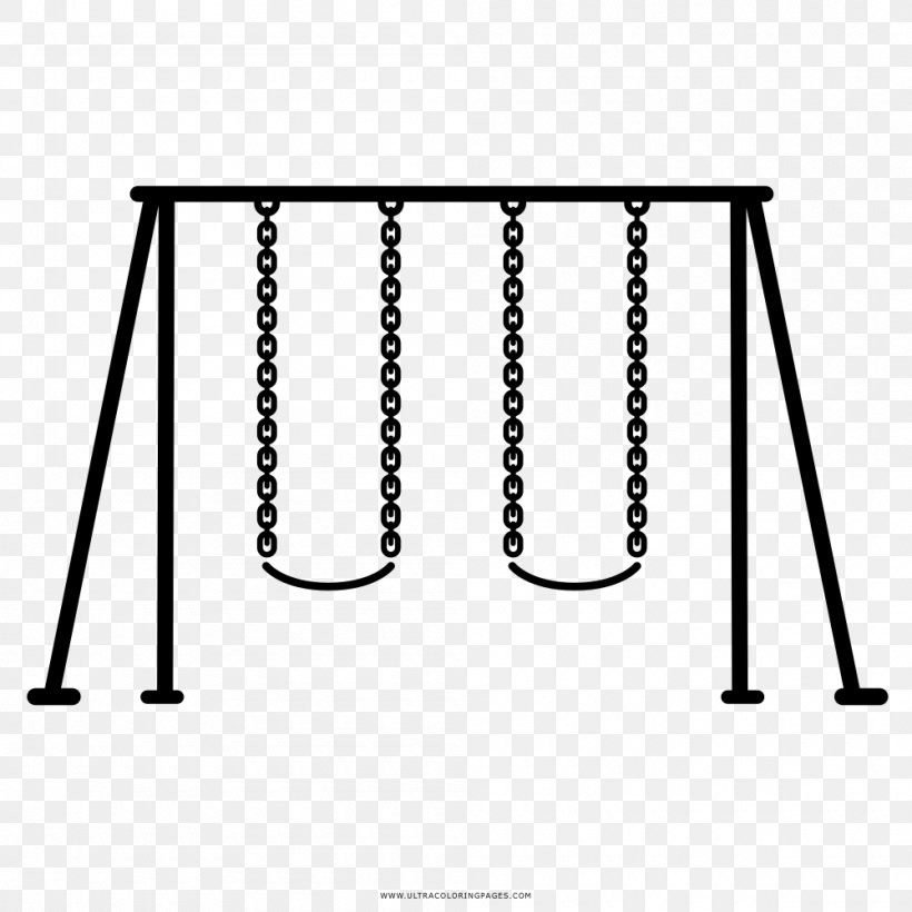 Swing Drawing Coloring Book Painting, PNG, 1000x1000px, Swing, Area, Ausmalbild, Black, Black And White Download Free