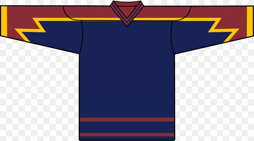 T-shirt Hockey Jersey NHL Uniform Sleeve, PNG, 2878x1600px, Tshirt, Blue, Brand, Clothing, Collar Download Free
