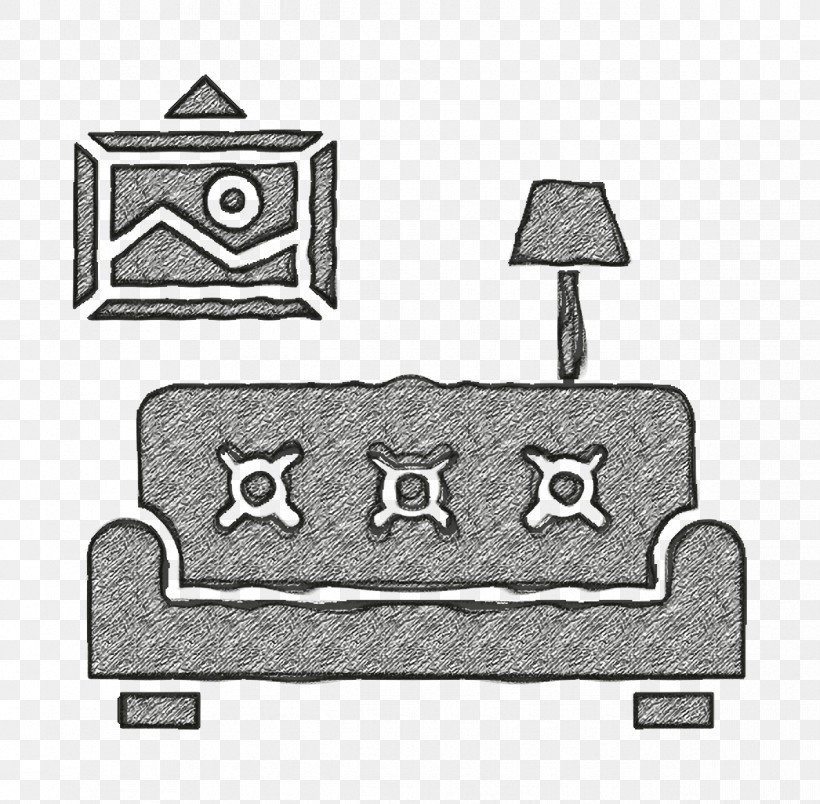 Living Room Icon Interiors Icon Sofa Icon, PNG, 1188x1166px, Living Room Icon, Blackandwhite, Interiors Icon, Line, Rectangle Download Free