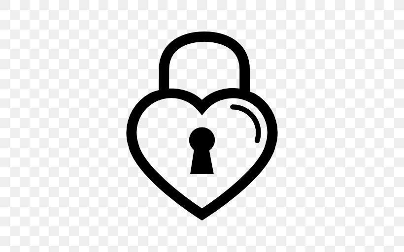 Lock Heart Key Drawing Clip Art, PNG, 512x512px, Lock, Area, Black And White, Body Jewelry, Drawing Download Free