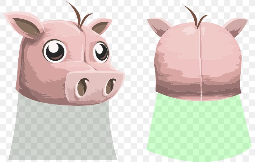 Domestic Pig Ham Clip Art Pig Roast, PNG, 800x521px, Domestic Pig, Ham, Head, Headgear, Mammal Download Free