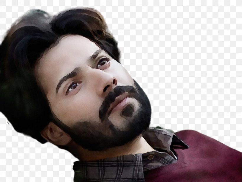 October Varun Dhawan Theher Ja Moustache Beard, PNG, 864x651px, October, Animation, Beard, Black Hair, Cheek Download Free