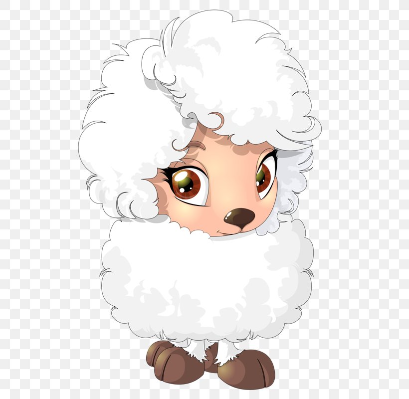 Sheep Cuteness Clip Art, PNG, 517x800px, Watercolor, Cartoon, Flower, Frame, Heart Download Free