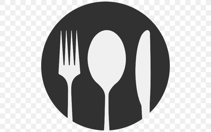 Fork Spoon Cloth Napkins Clip Art, PNG, 512x512px, Fork, Bar Spoon, Black And White, Cloth Napkins, Cutlery Download Free