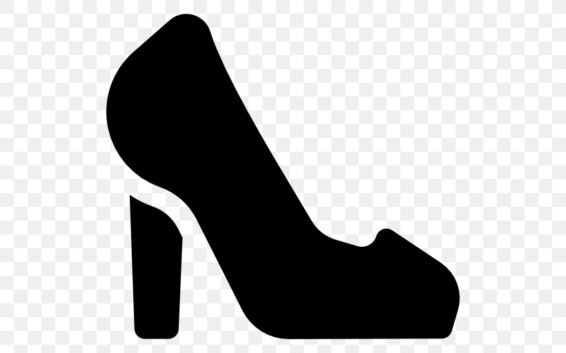 Slipper High-heeled Shoe Clip Art, PNG, 512x512px, Slipper, Black, Black And White, Clothing, Coat Download Free