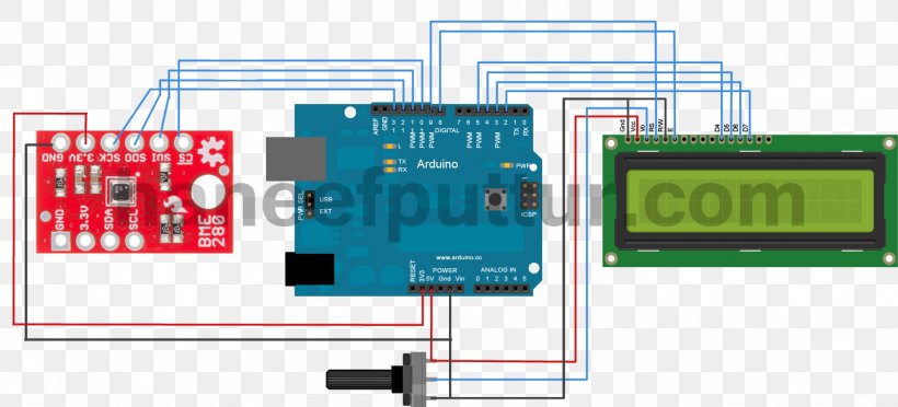 Arduino Wiring Diagram Liquid-crystal Display Circuit Diagram Universal Asynchronous Receiver-transmitter, PNG, 1438x654px, Arduino, Circuit Component, Circuit Diagram, Communication, Diagram Download Free