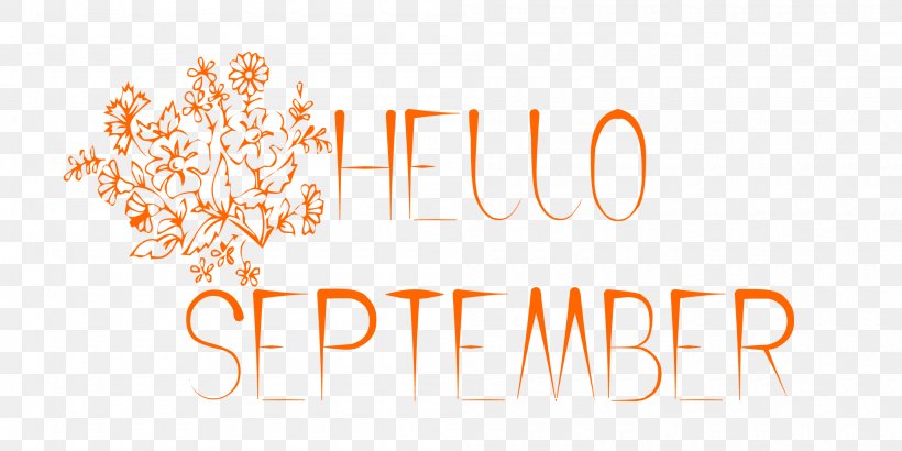 Hello September, PNG, 2000x1000px, Logo, Brand, Computer, Orange, Text Download Free