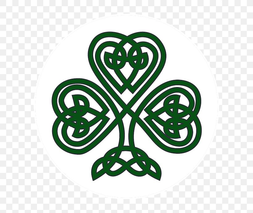 Celtic Knot Shamrock Celts Clover Clip Art, PNG, 690x690px, Celtic Knot, Celtic Art, Celts, Clover, Fourleaf Clover Download Free