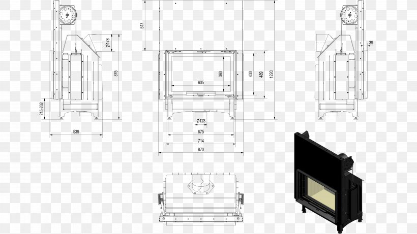 Fireplace Insert Stove Plate Glass, PNG, 4319x2429px, Fireplace, Bookcase, Door, Door Handle, Drawing Download Free