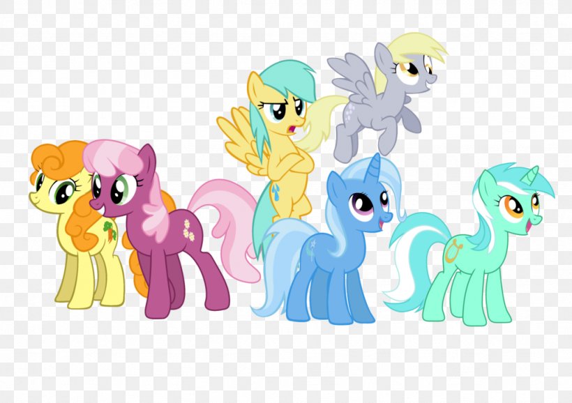 Pony Pinkie Pie Derpy Hooves DeviantArt Horse, PNG, 1024x722px, Watercolor, Cartoon, Flower, Frame, Heart Download Free