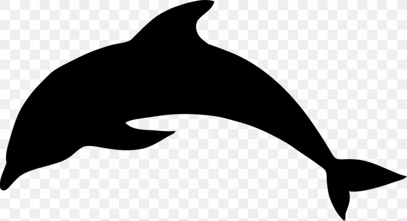 Silhouette Dolphin Clip Art, PNG, 960x521px, Silhouette, Art, Beak, Black, Black And White Download Free