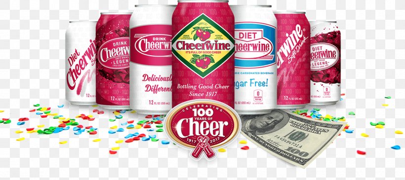 Cheerwine Drink Can 100 Cans Fizzy Drinks, PNG, 1214x541px, Cheerwine, Anniversary, Birthday, Drink, Drink Can Download Free