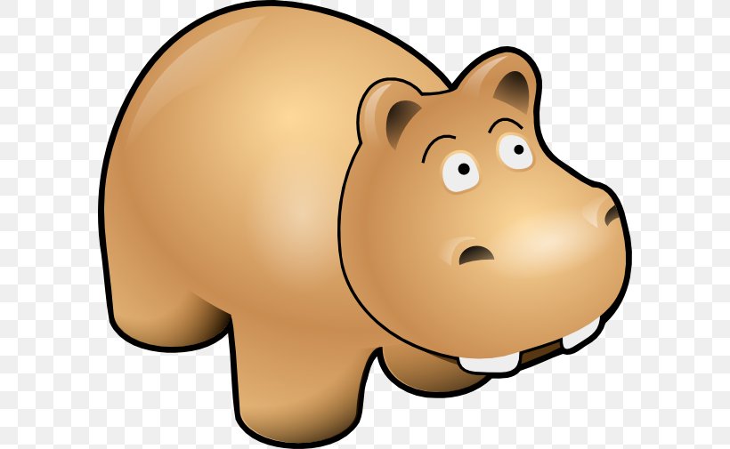 Hippopotamus Cartoon Clip Art, PNG, 600x505px, Hippopotamus, Bear, Carnivoran, Cartoon, Cat Like Mammal Download Free