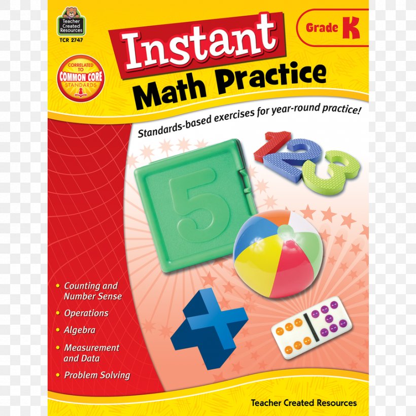 Instant Math Practice: Grade 3 Instant Math Practice: Grade 2 Instant Math Practice: Grade K Instant Math Practice: Grade 1 Education, PNG, 900x900px, Education, Area, Educational Toy, Fraction, Learning Download Free