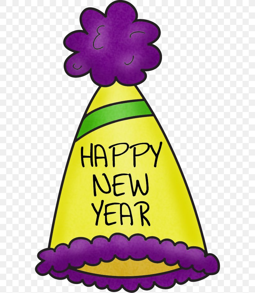 Party Hat New Year's Eve Clip Art, PNG, 596x942px, Party Hat, Artwork, Baby New Year, Christmas, Computer Download Free