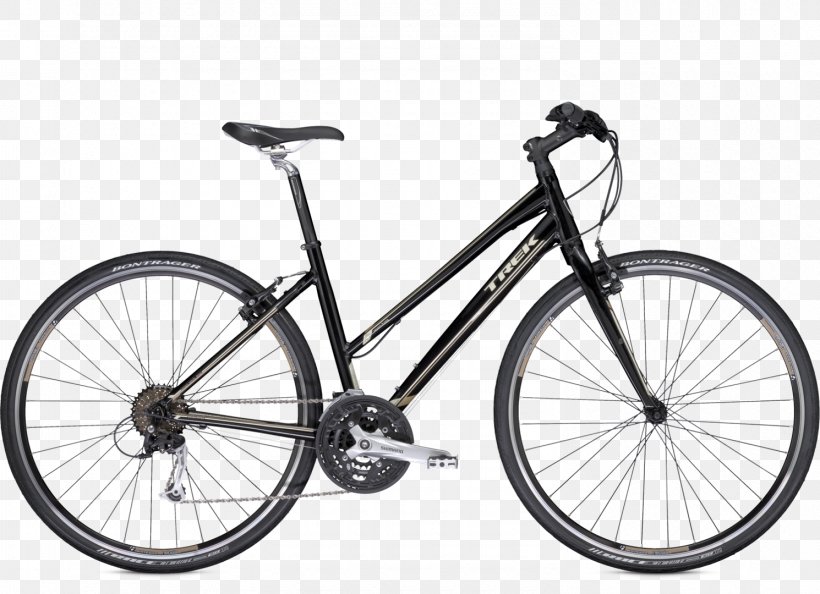 Trek Bicycle Corporation Bicycle Shop Cycling Trek FX Fitness Bike, PNG, 1490x1080px, Bicycle, Bicycle Accessory, Bicycle Drivetrain Part, Bicycle Frame, Bicycle Frames Download Free